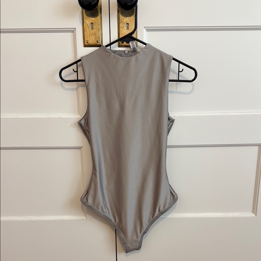 SKIMS Silver NWT bodysuit